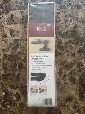 Home Decorators Collection 8” decorative ledge set